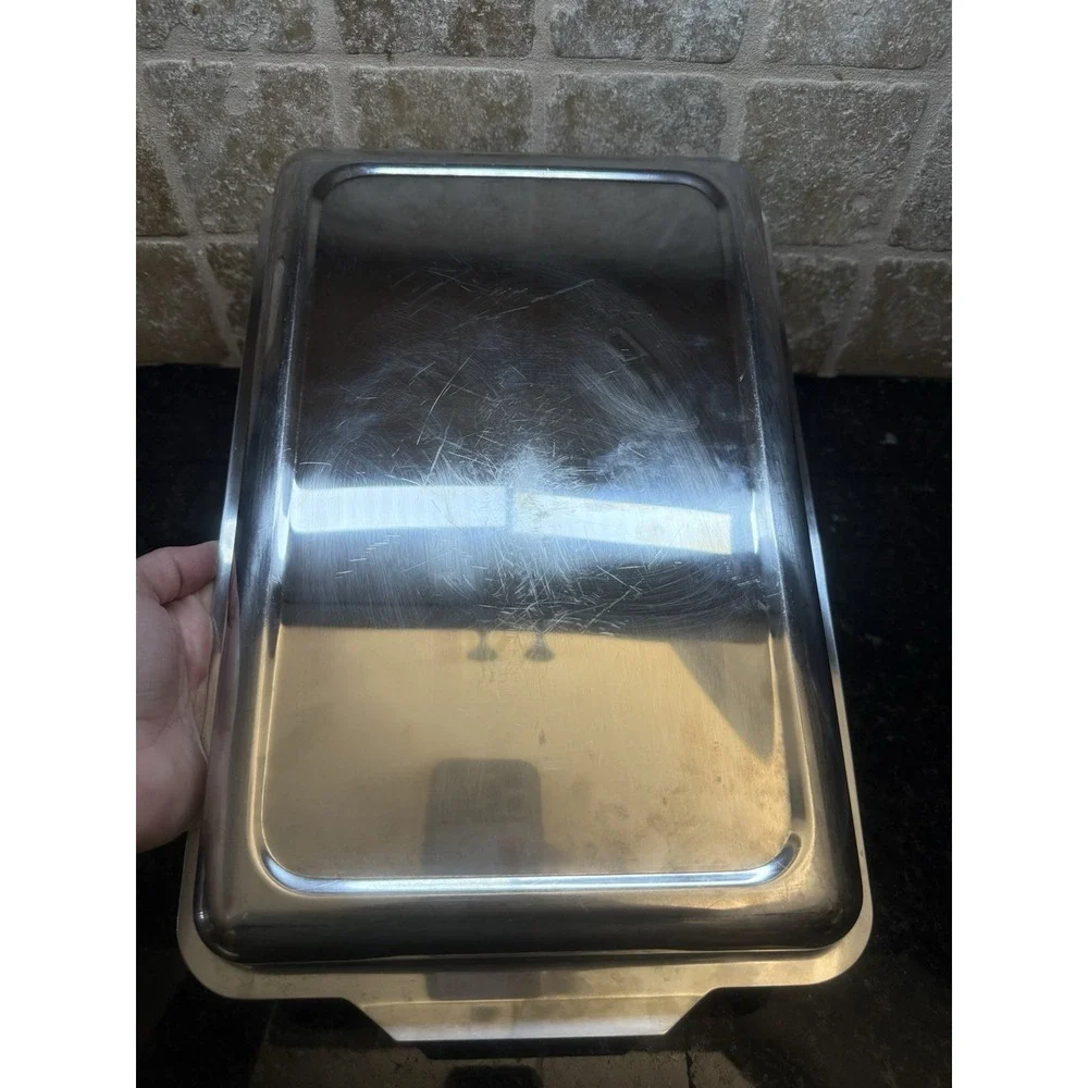 Guy Degrenne 18/10 Stainless Steel Cookware Baking Dish Pan Tray France 9x13x2